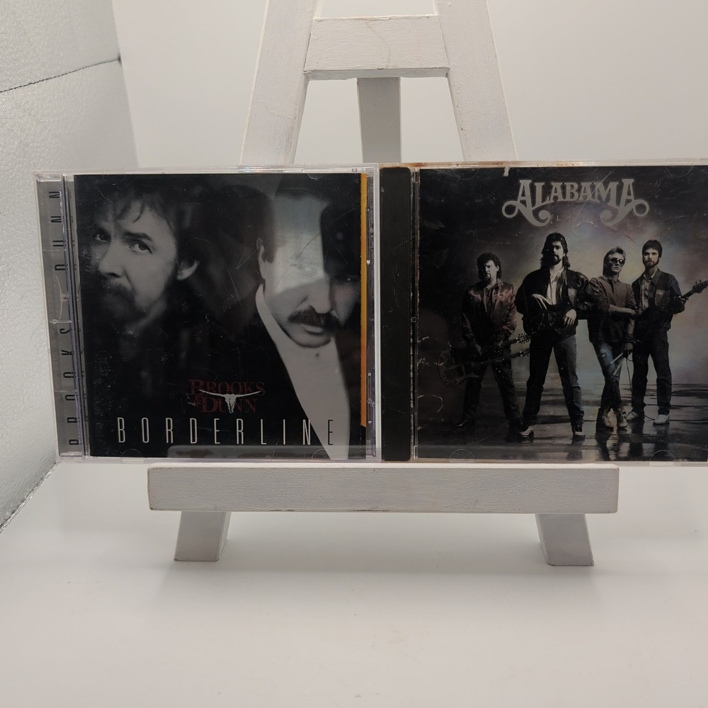 Brooks & Dunn Alabama CD Lot Country Music Borderline Alabama Live 2 Disc Set